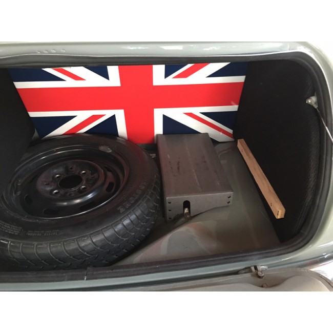 Intérieur de coffre rigide avec bandeau simili - bleu-Austin