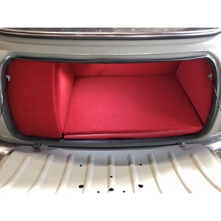 Intérieur de coffre rigide avec bandeau simili - rouge-Austin