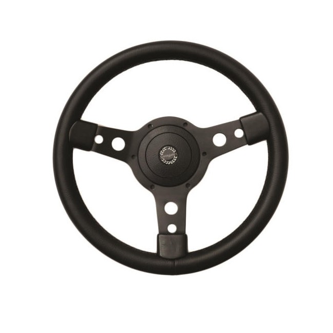 Volant Springalex Simili Cuir 14'' noir (Moyeu en